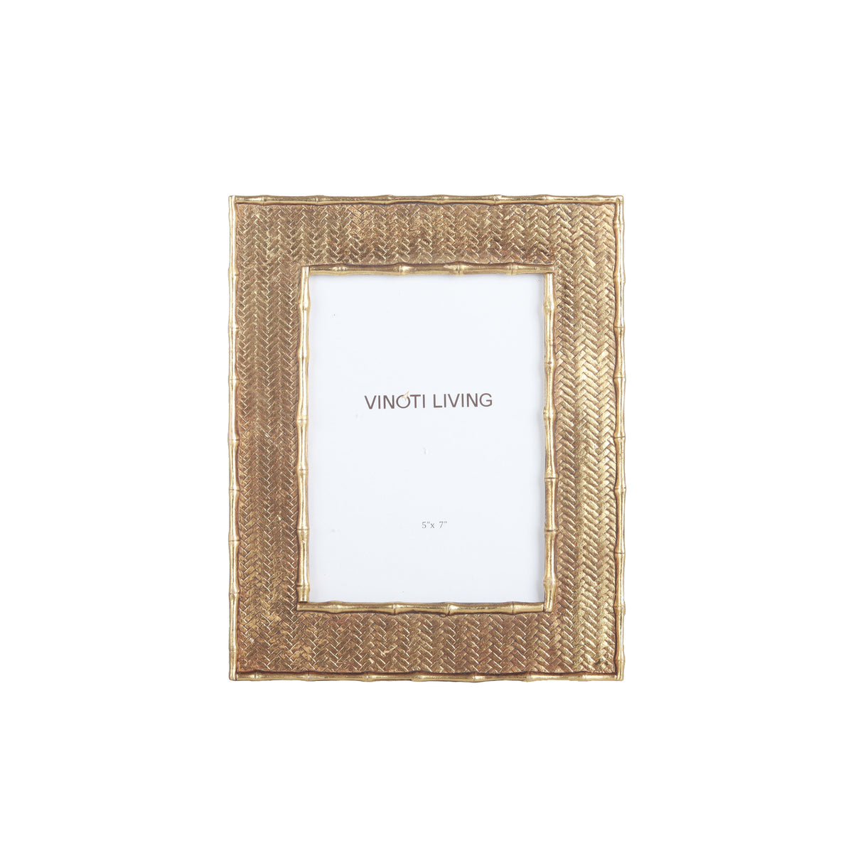 Selva Weave Copper Photo Frame | Vinoti Living