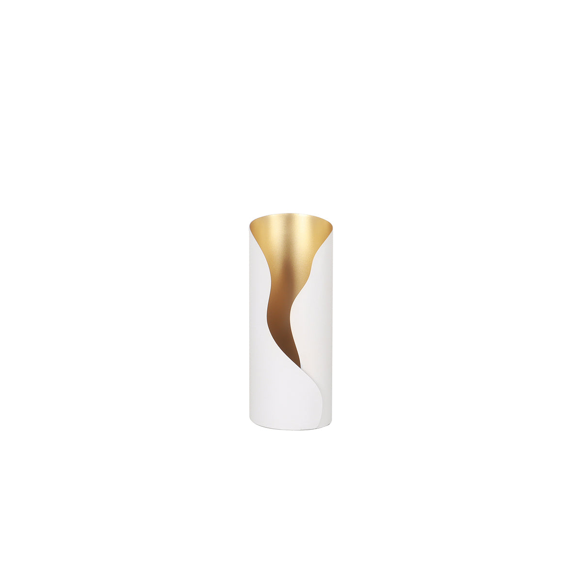 Shangrila White Candle Holder - Medium | Vinoti Living