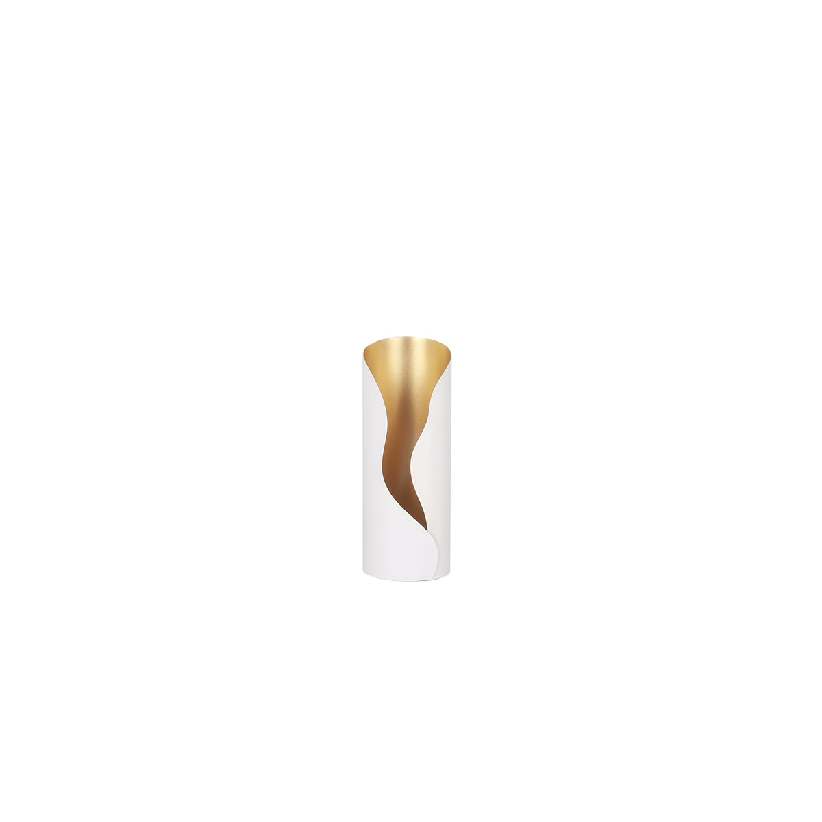 Shangrila White Candle Holder - Small | Vinoti Living
