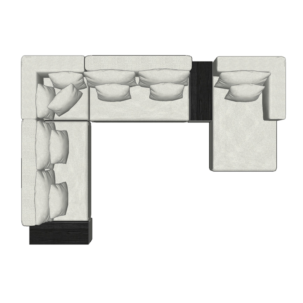 Milan U-Shape Sofa - Sectional Sofa | Vinoti Living