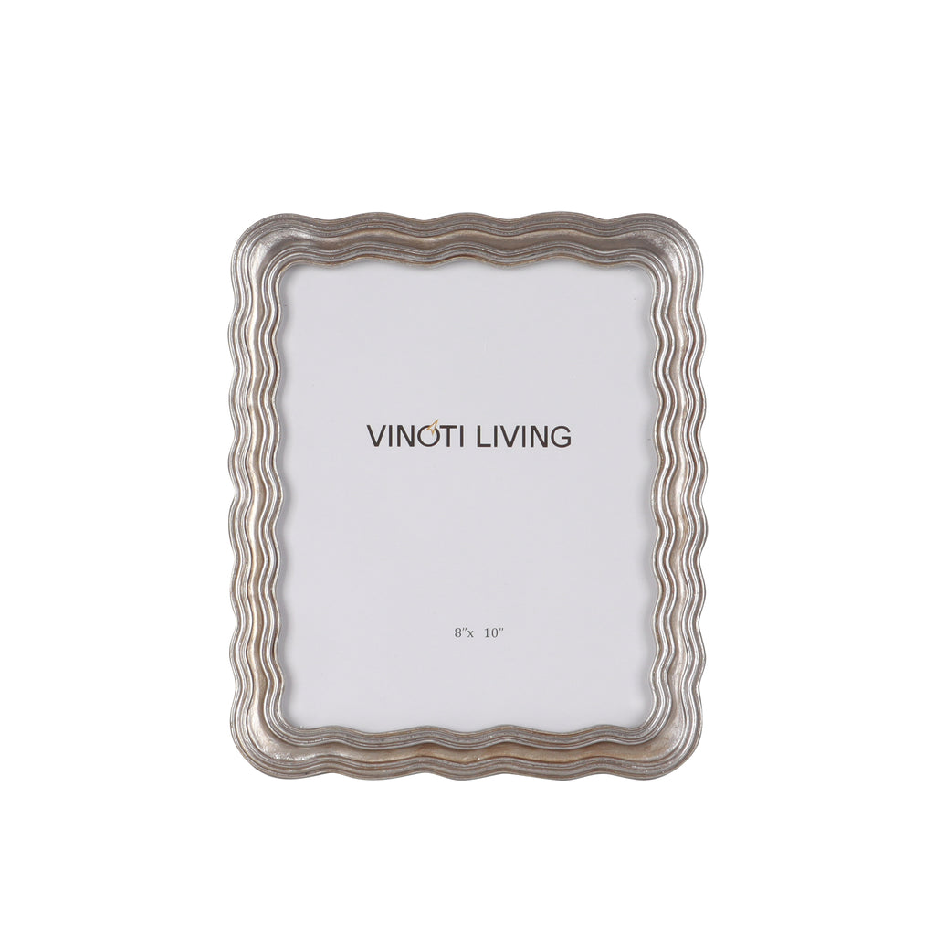 Caverna Wavy Silver Photo Frame 8x10