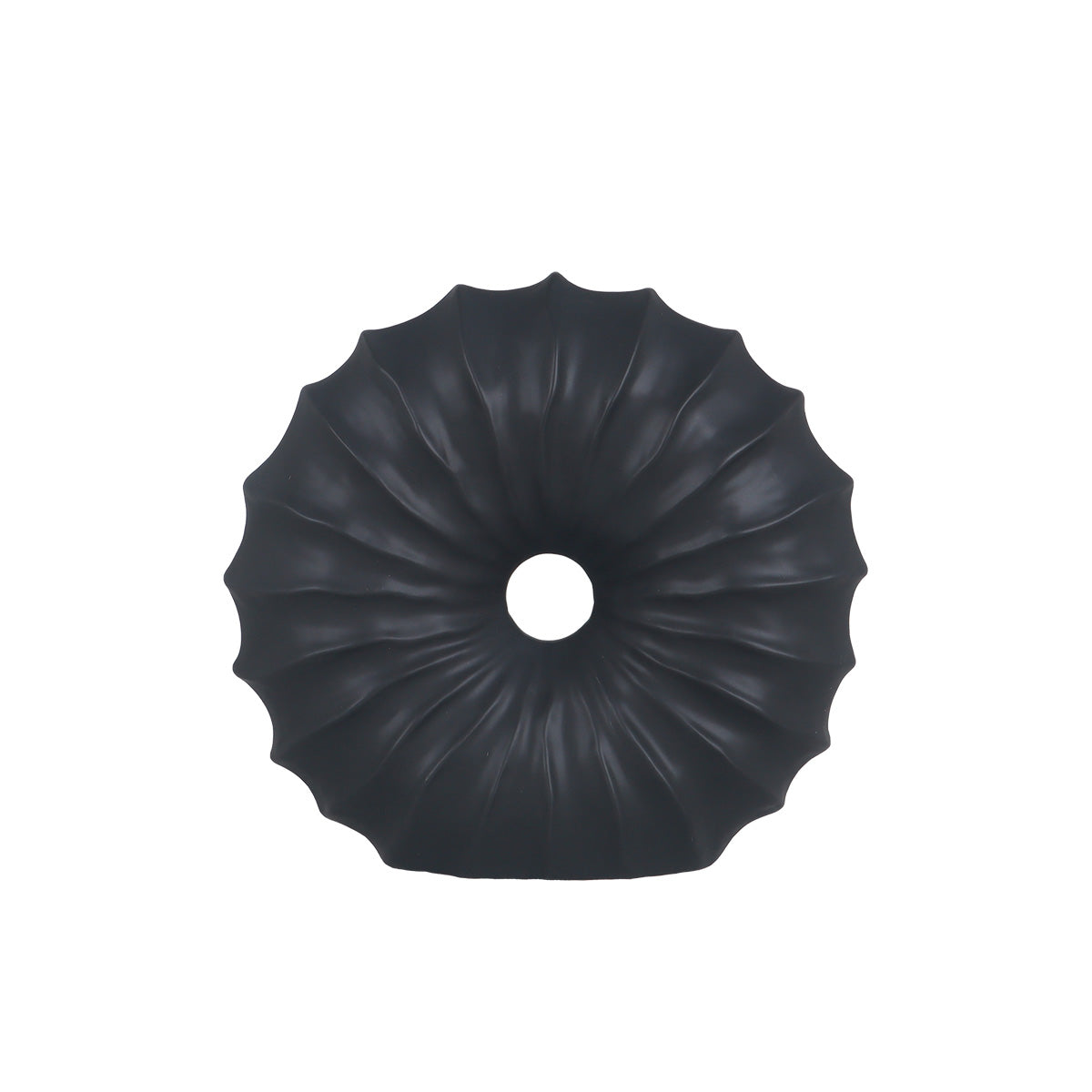 Fiore Circular Black Accent Piece - Vases & Centrepieces | Vinoti Living