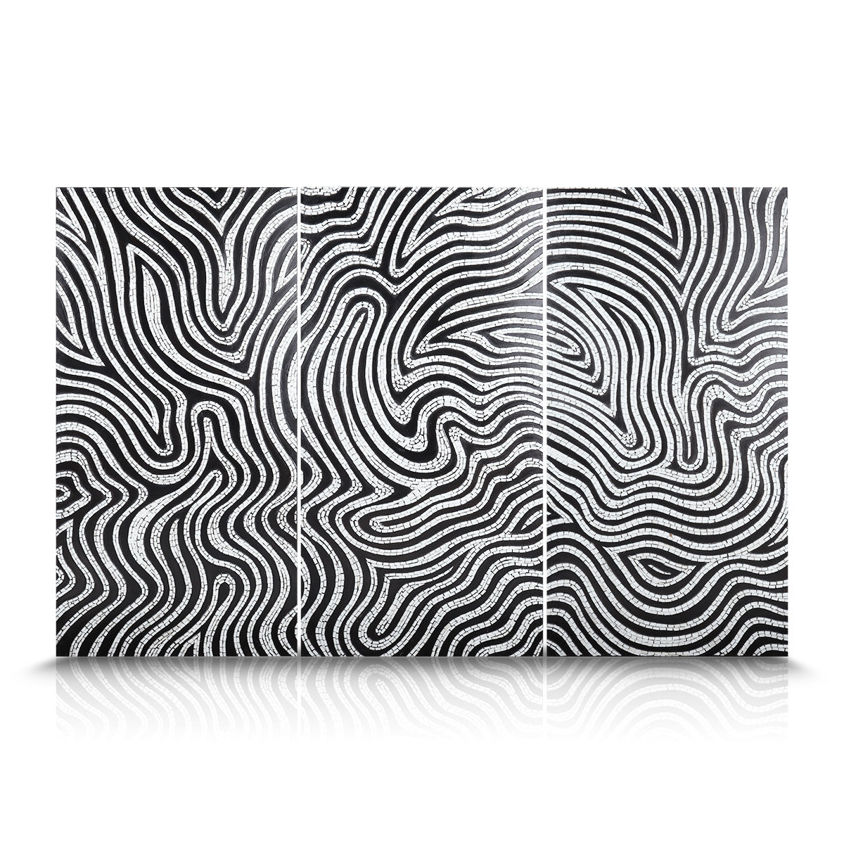 Irla Zebra Mosaic - Wall Art | Vinoti Living