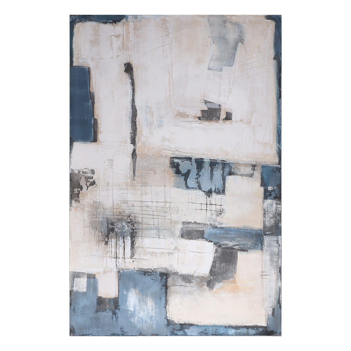 Isula Slate Abstract Wall Art | Vinoti Living