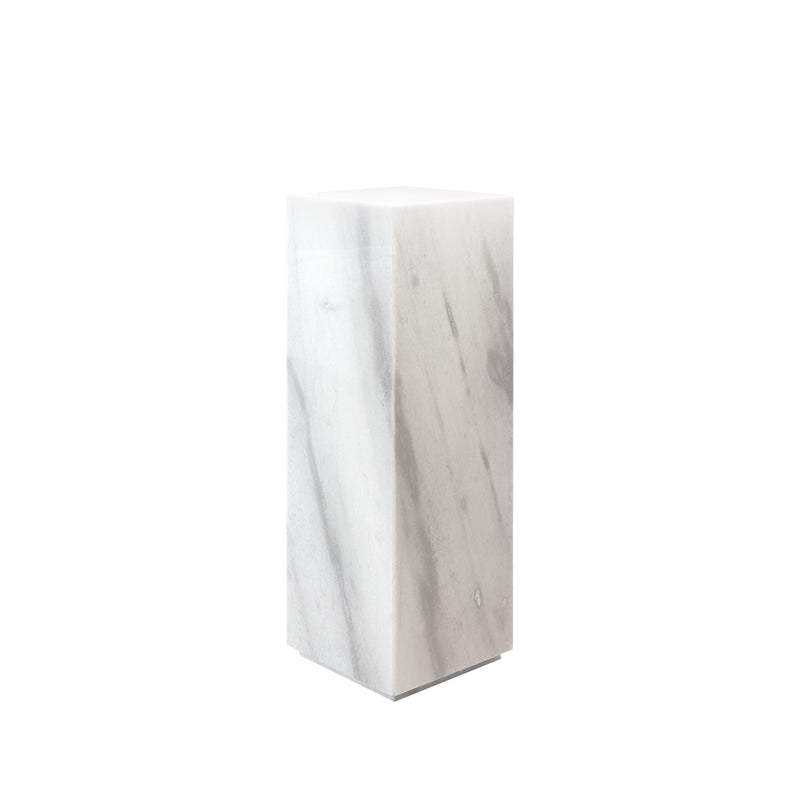Marble Pedestal - Hugo White | Vinoti Living