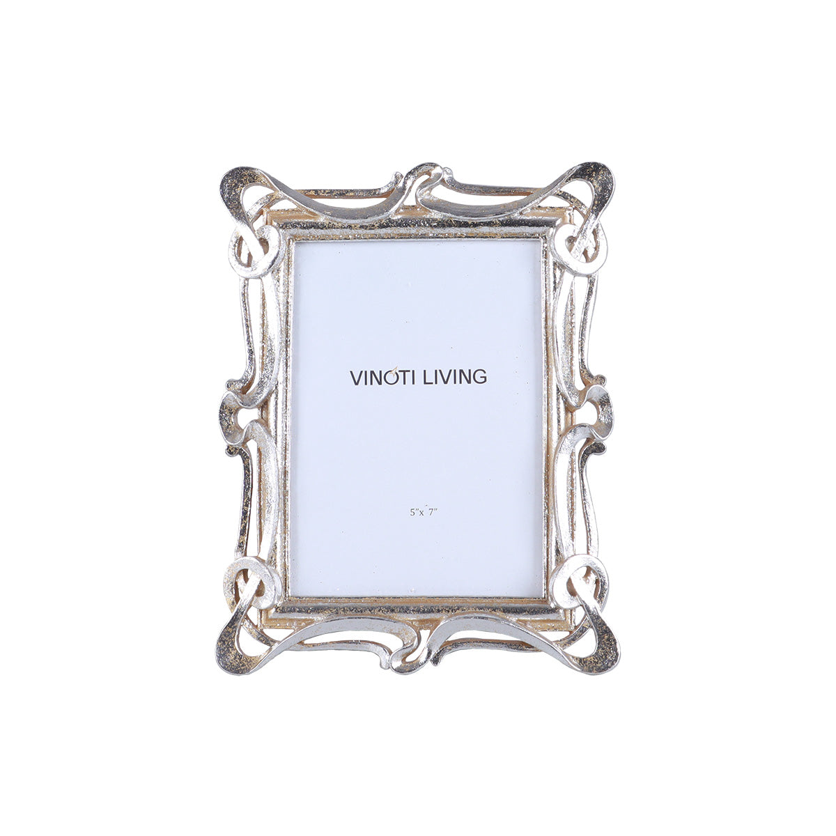 Somiar Ribbon Silver Photo Frame 5x7 - Accessories | Vinoti Living