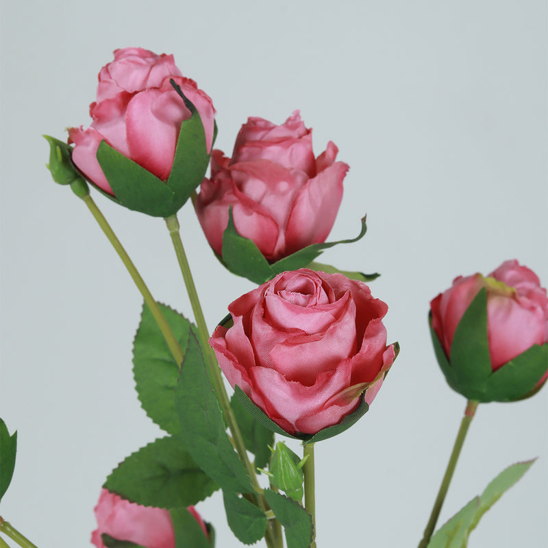 Spray Rose Magenta Flower - Accessories | Vinoti Living