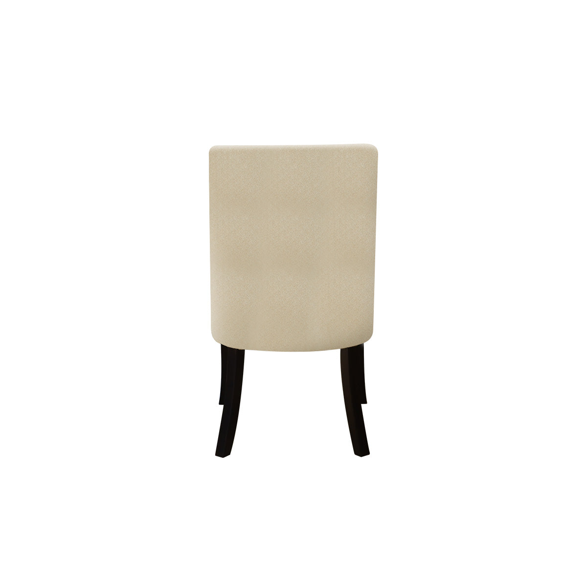 back view classy wood leg dining chair
