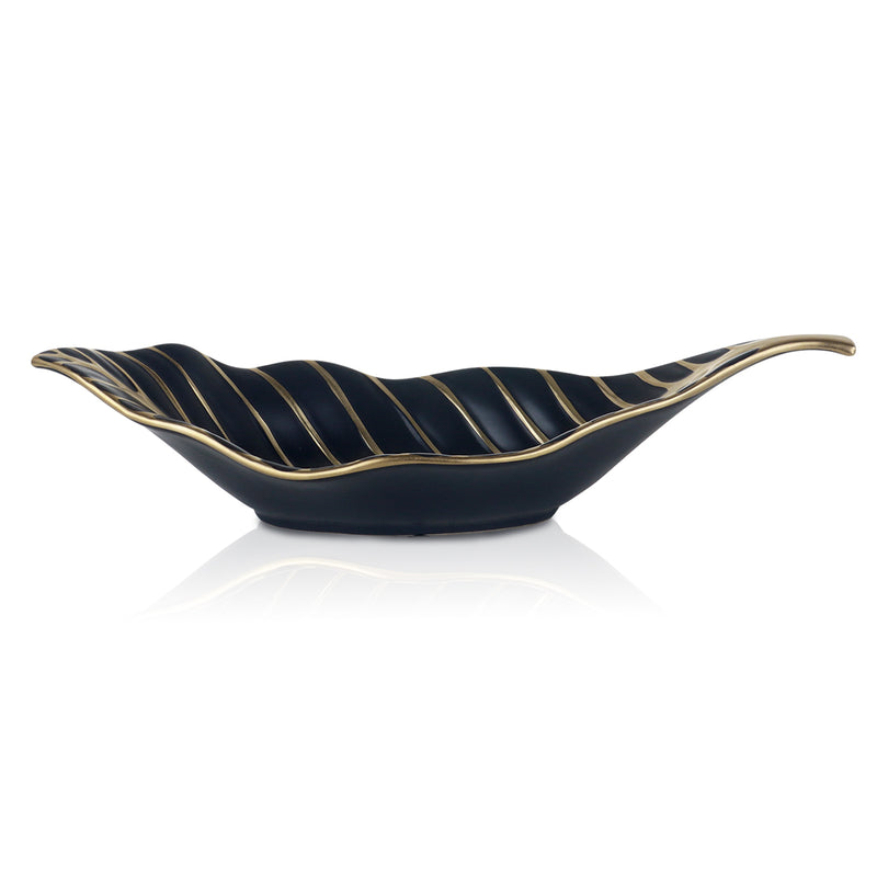 Nile Leaf Tray - Vases & Centrepieces | Vinoti Living