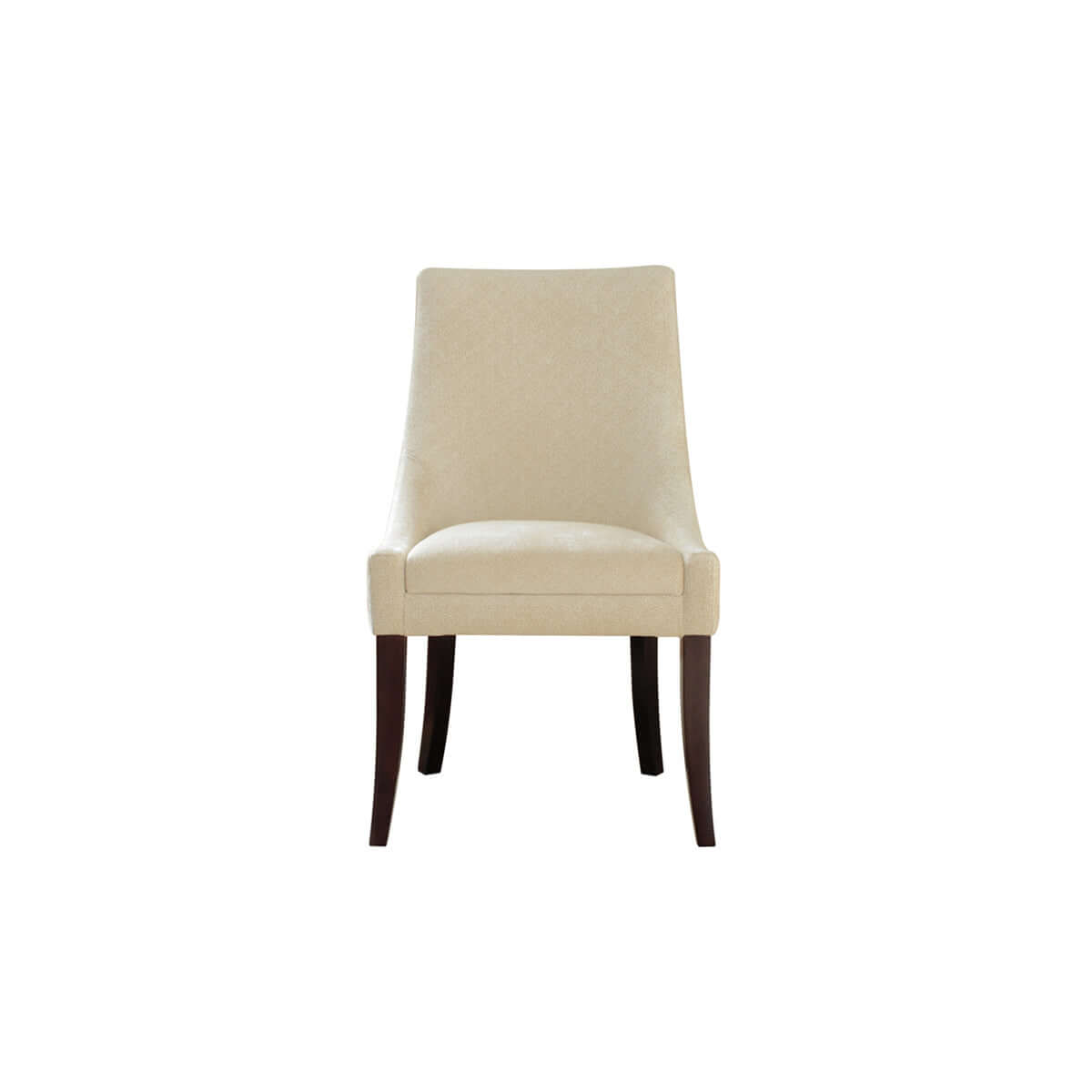 classy and simple dining room chair front view