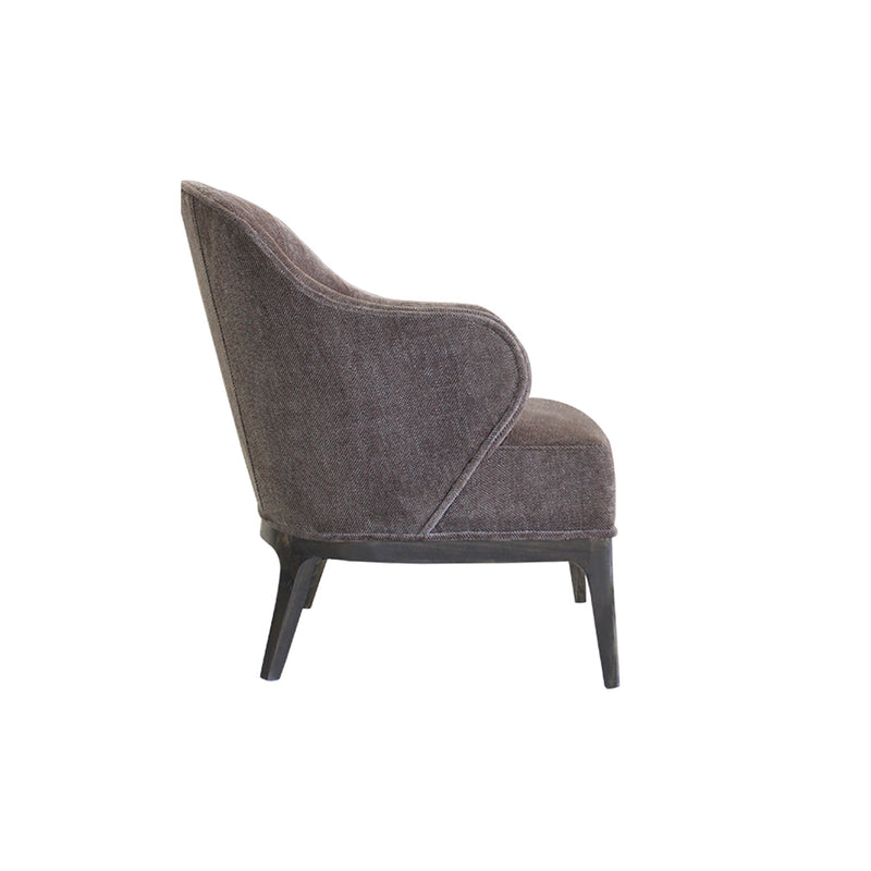 indonesian furniture online - lounge chair with solid sungkai legs