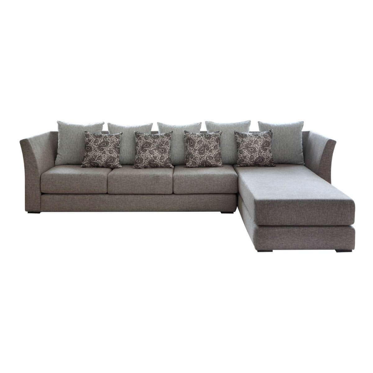 nara l-shape three seat elegant and simple sofa