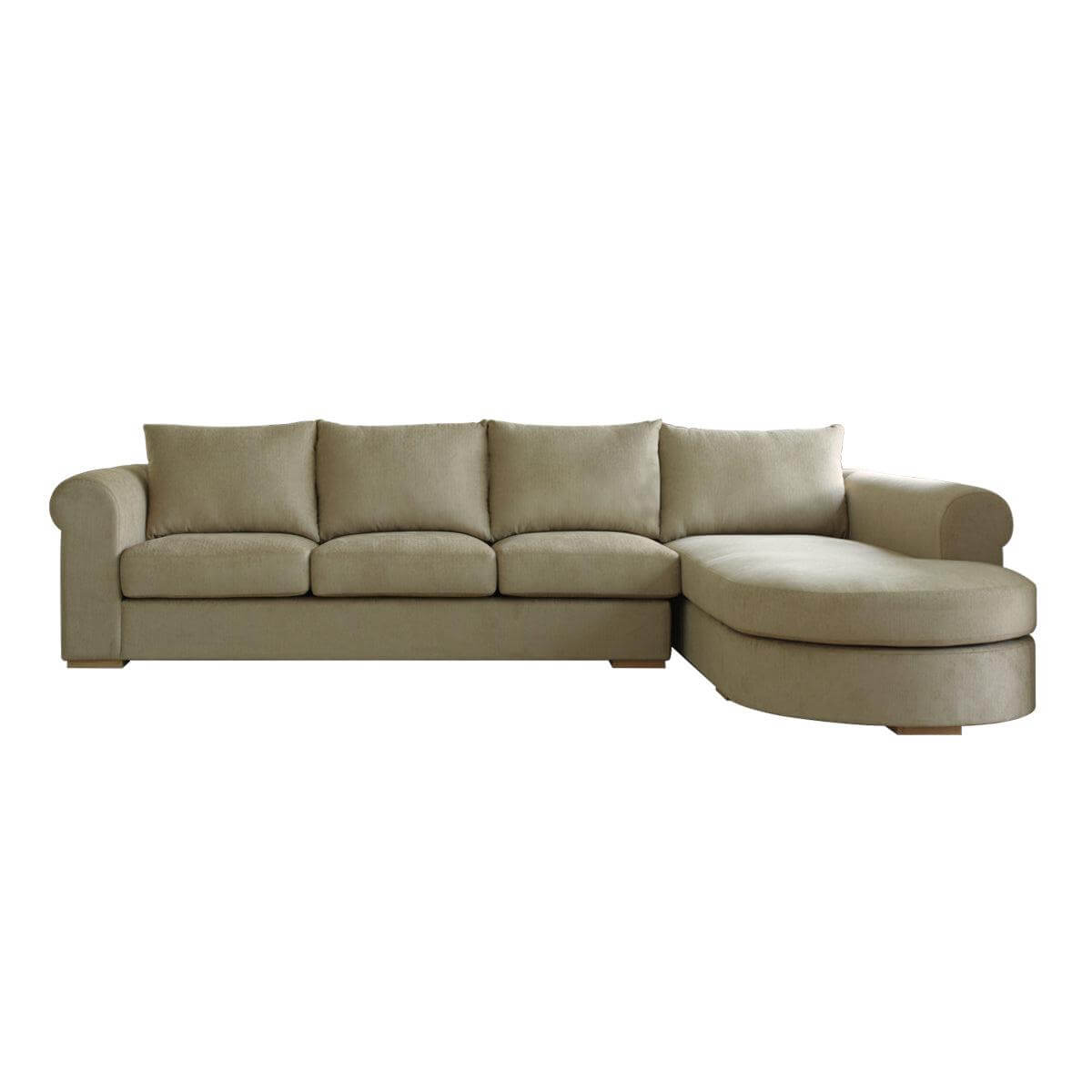 Tuscany L-shape three seat Sofa - classic look paired with modern 