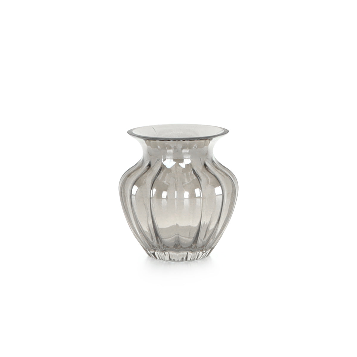 Spring Rounded Vase Short - Nickel