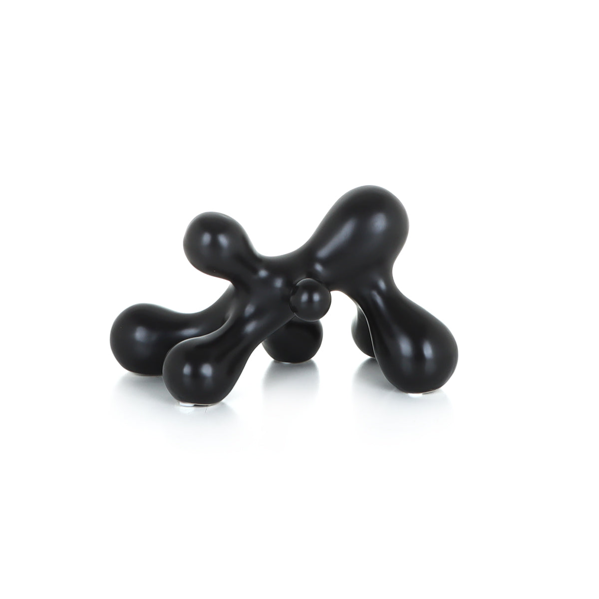 Enterprise Fluid Sculpture 12" Black - Figurines | Vinoti Living