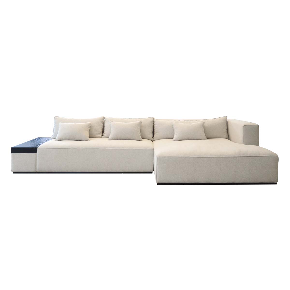 Milan L Shape Sofa L-Shape (Type A) W380 x D160 x H45/76 cm Type